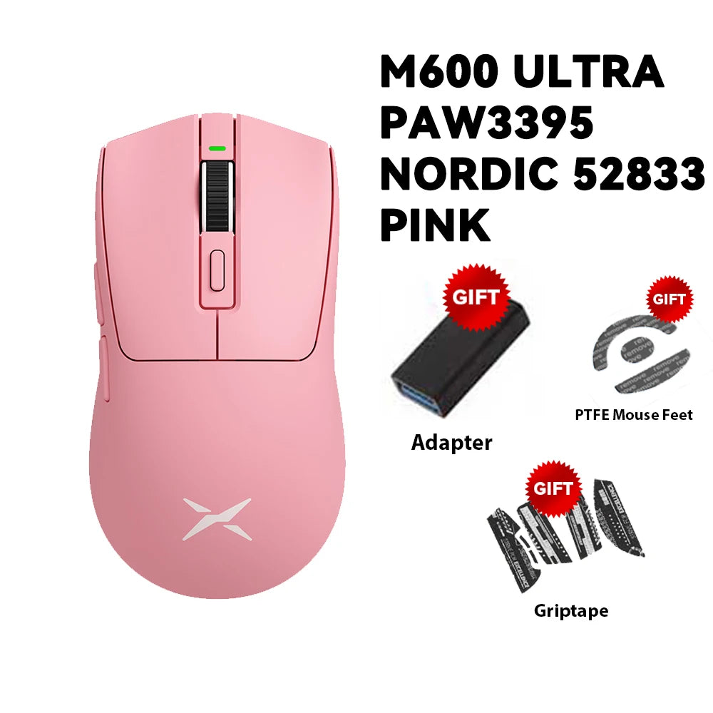 Mouse Gamer Leve Delux M600 Wireless Dual Mode 26000DPI