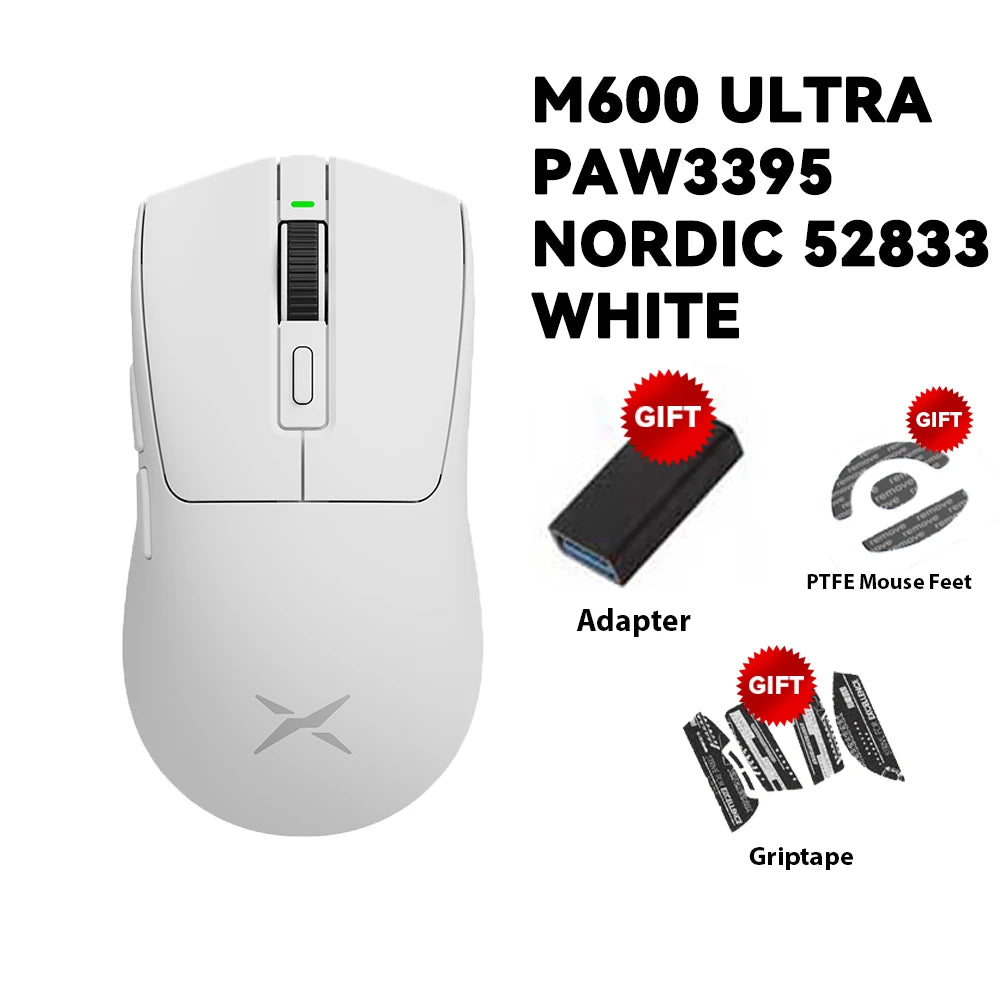 Mouse Gamer Leve Delux M600 Wireless Dual Mode 26000DPI