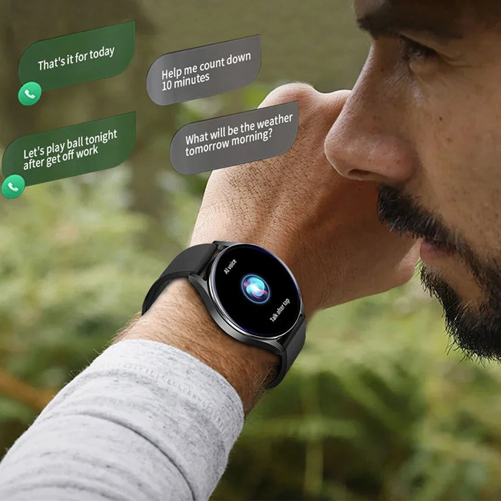 2025 Smartwatch – 1.28" Screen, Bluetooth Call, Heart Rate & Health Monitor