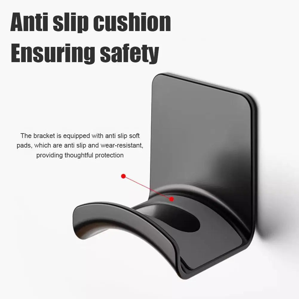 Suporte Adesivo de Fone de Ouvido – Montagem em Parede ou Mesa, Compatível com Qualquer Headset