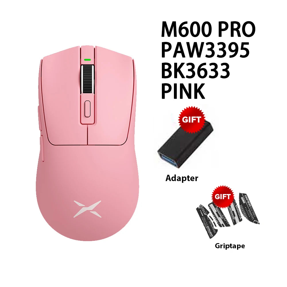 Mouse Gamer Leve Delux M600 Wireless Dual Mode 26000DPI