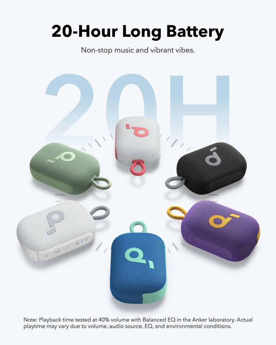 Select 4 Go Bluetooth Speaker – IP67 Waterproof, 20H Battery, Floatable & Portable
