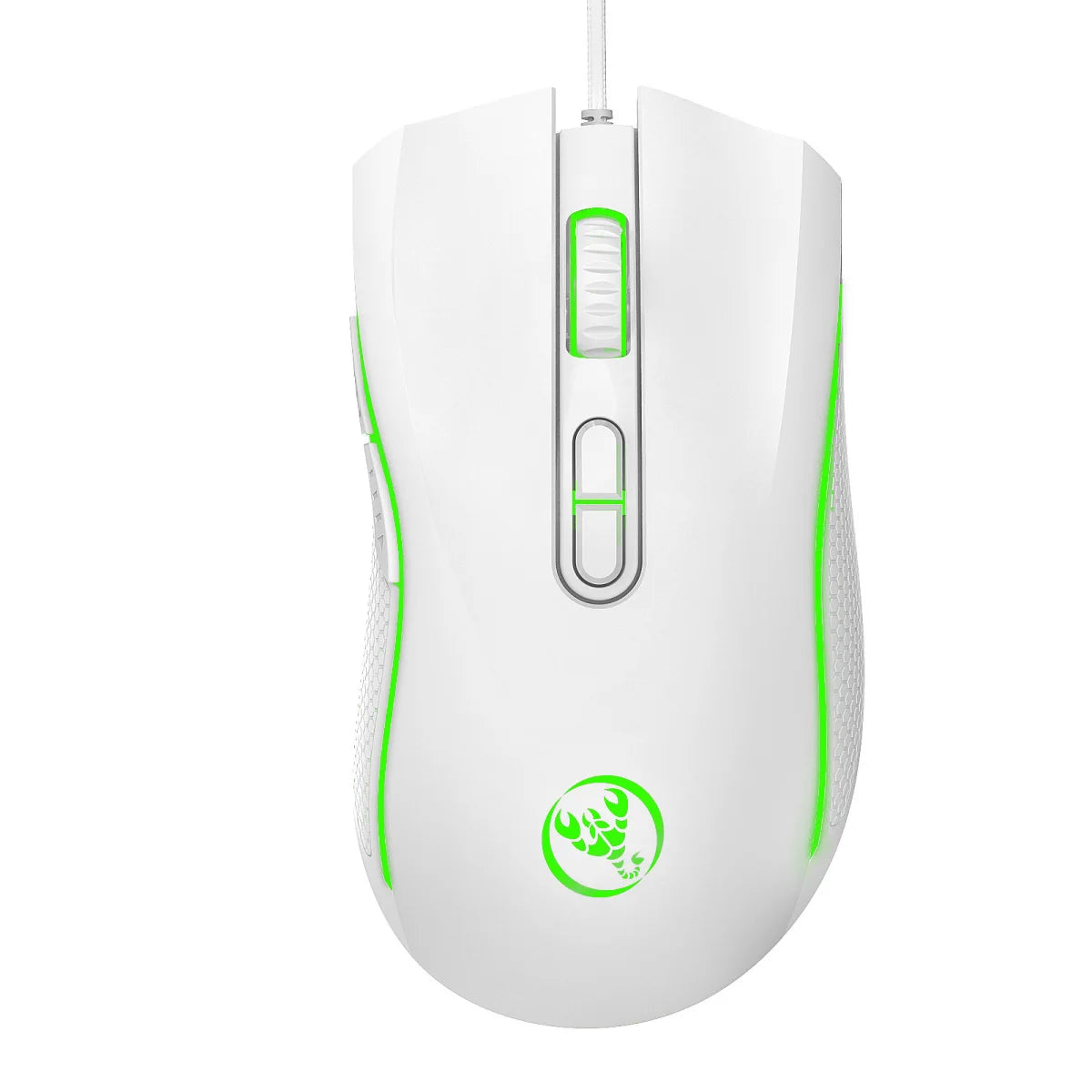 Gaming Mouse 3200 DPI – LED 7 Cores, Ergonômico, Óptico Profissional