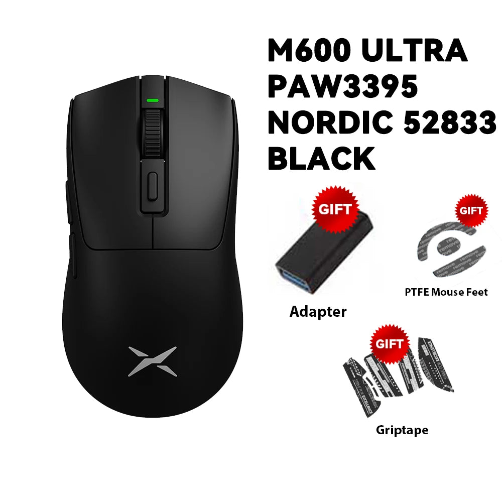 Mouse Gamer Leve Delux M600 Wireless Dual Mode 26000DPI