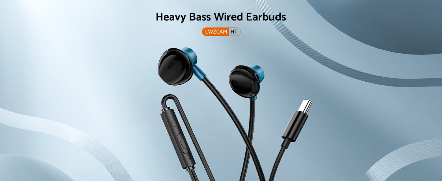Samsung Wired Earphones – HiFi, Type-C/3.5mm, Mic, In-Ear with Wire Control