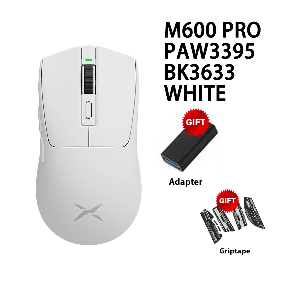 Mouse Gamer Leve Delux M600 Wireless Dual Mode 26000DPI