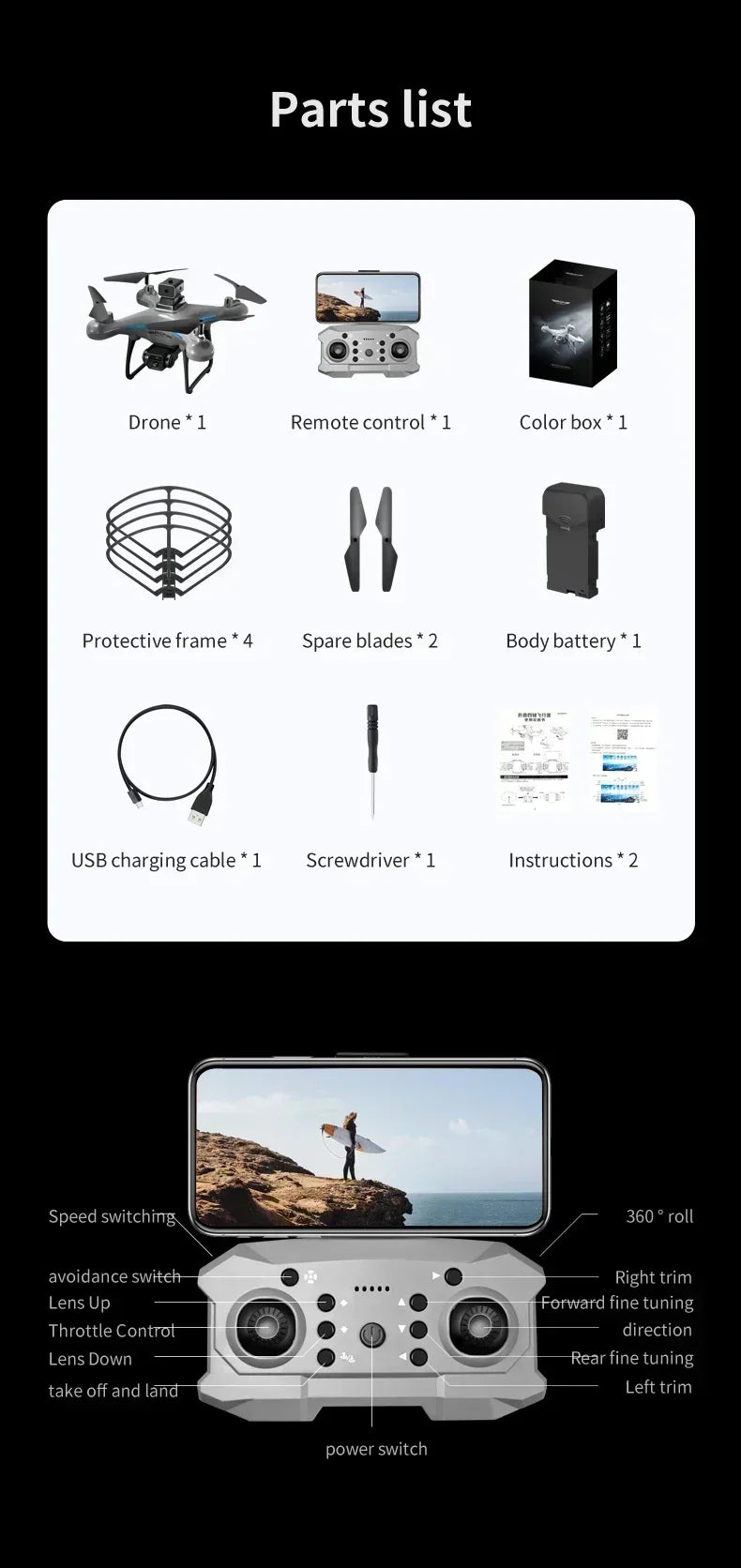 Xiaomi KY102 Drone 8K HD Dual-Camera Professional
