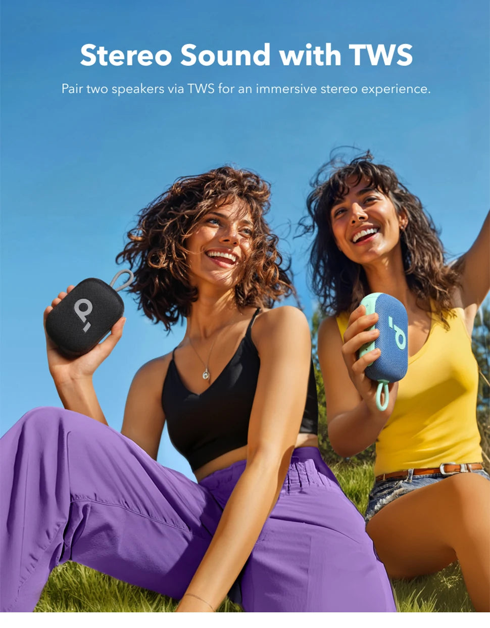 Select 4 Go Bluetooth Speaker – IP67 Waterproof, 20H Battery, Floatable & Portable