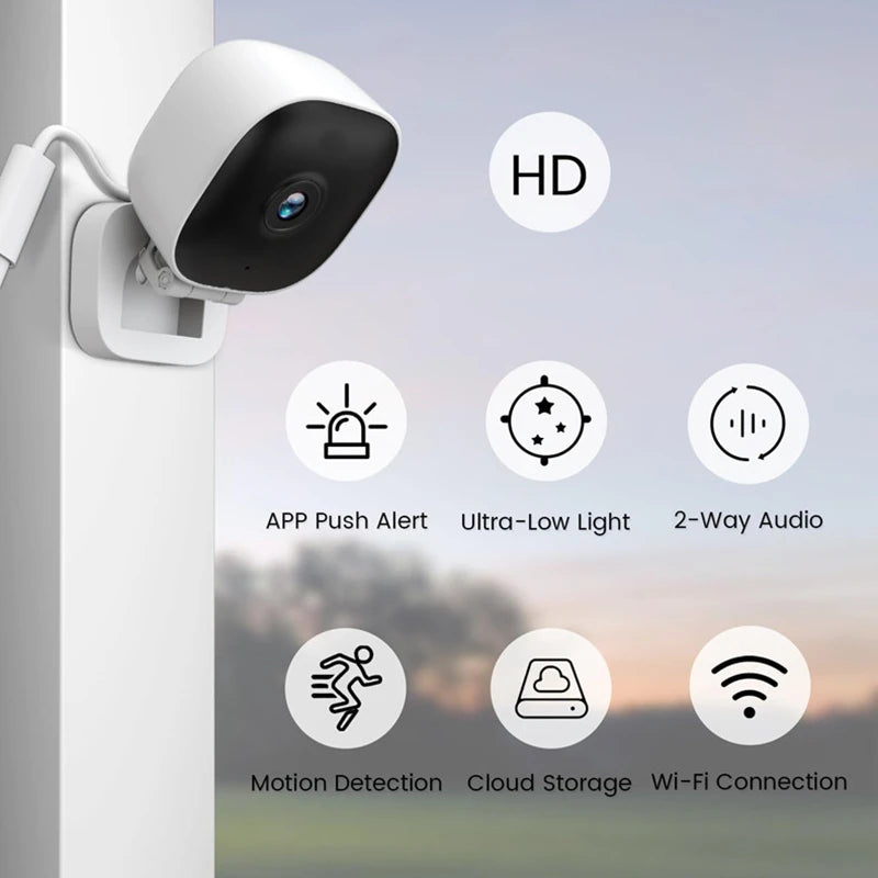 Xiaomi 4K Camera – Night Vision, Motion Detection, 2-Way Audio, Waterproof IP65
