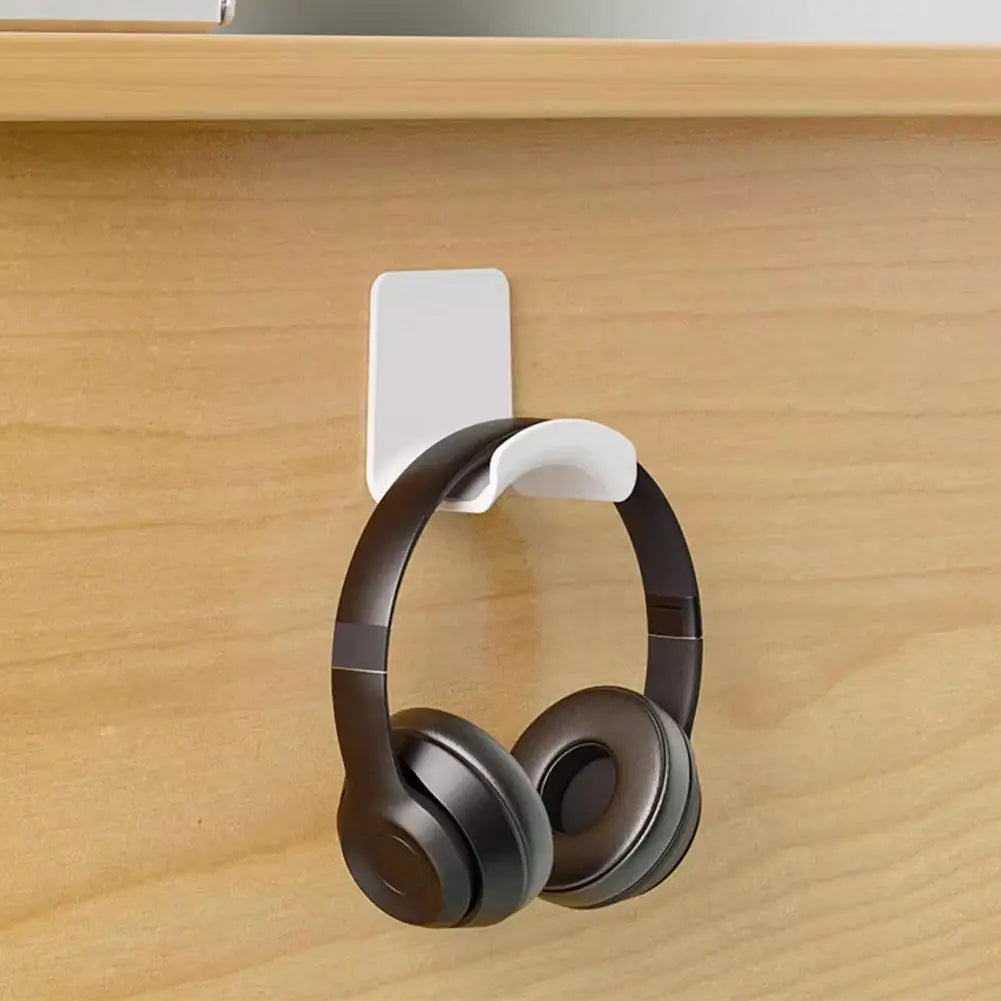 Suporte Adesivo de Fone de Ouvido – Montagem em Parede ou Mesa, Compatível com Qualquer Headset