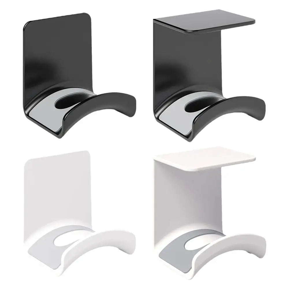 Suporte Adesivo de Fone de Ouvido – Montagem em Parede ou Mesa, Compatível com Qualquer Headset