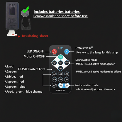 3-in-1 LED Galaxy Projector