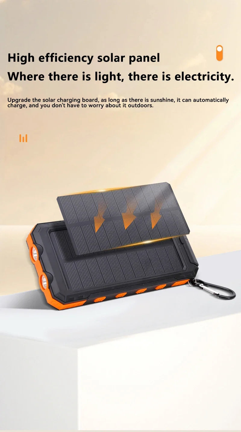 Xiaomi Solar Power Bank 200000mAh – Fast Charging for iPhone &amp; Android Devices