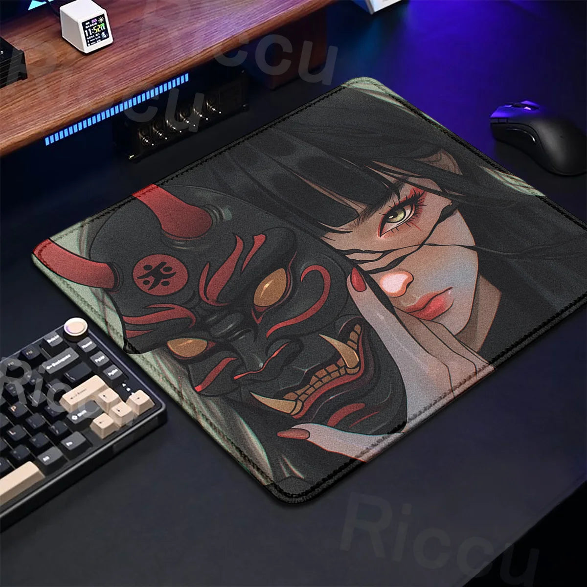 Oni Mask Mouse Pad