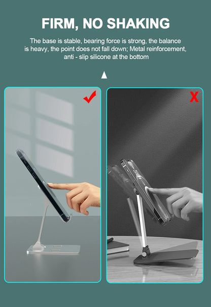 Universal Foldable Aluminum Phone &amp; Tablet Desk Stand