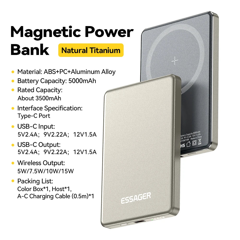 5000mAh MagSafe Power Bank