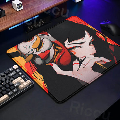 Oni Mask Mouse Pad