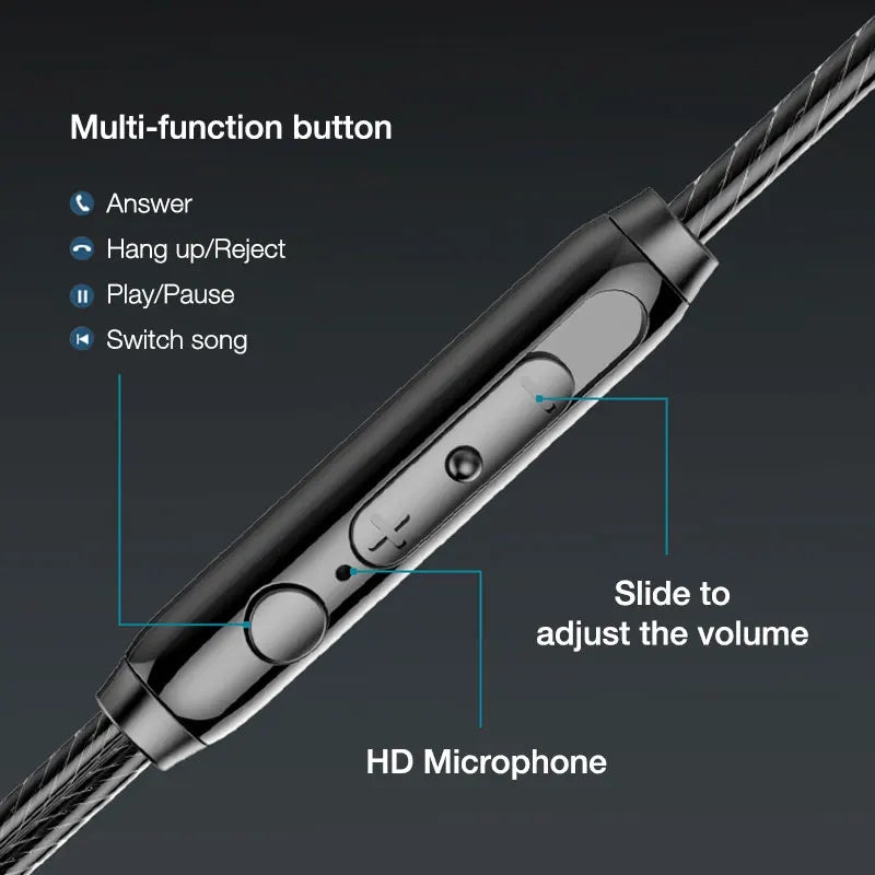 In-Ear Headphones with Microphone