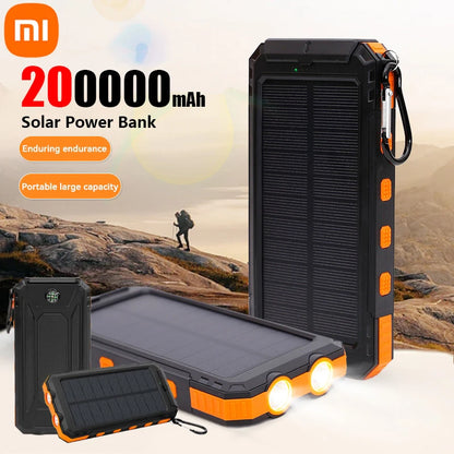 Xiaomi Solar Power Bank 200000mAh – Fast Charging for iPhone &amp; Android Devices