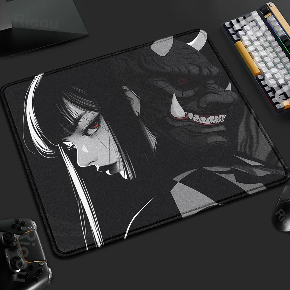 Mouse Pad Mask Girl