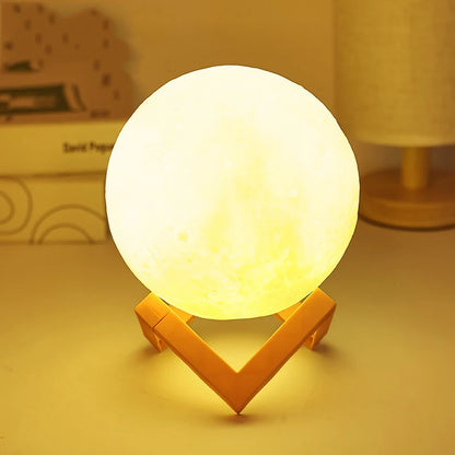DIY Moon Lamp Kit – Hand-Paint Planet Light for Children's Day &amp; Family Fun