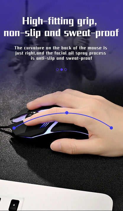 Ergonomic RGB Gaming Mouse