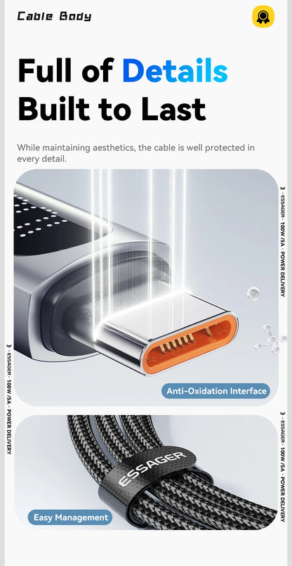 100W USB-C to USB-C with Digital Display