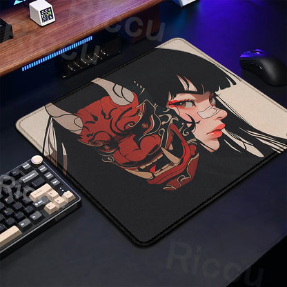 Oni Mask Mouse Pad