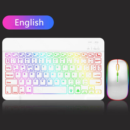 EMTRA Bluetooth Keyboard and Mouse with Backlight