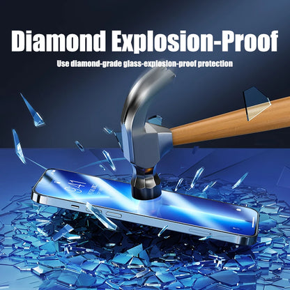 Tempered Glass Case For iPhone 4PCS