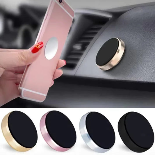 Magnetic Phone Mount for Car – Stick-On Dashboard Holder for iPhone, Samsung, Xiaomi, Huawei