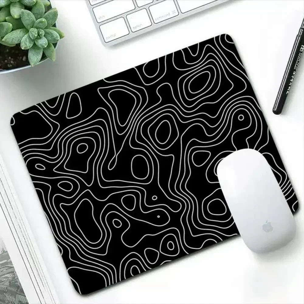 Black and White Mousepad