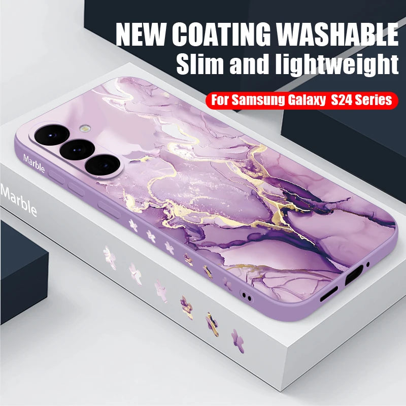 Colorful Marble Case for Samsung