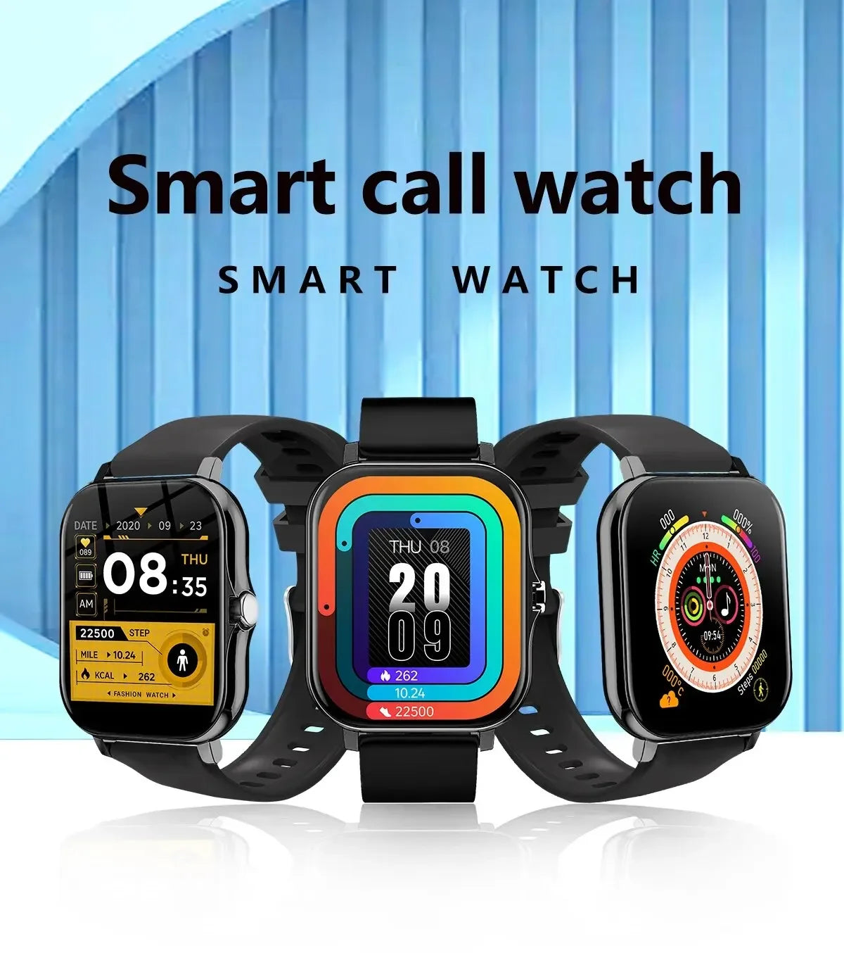 Xiaomi Smart Watch 2025 – Call Feature, Sport Modes, iPhone/Android Compatible