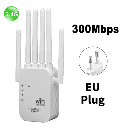 WiFi Repeater 1200Mbps – Dual-Band 2.4G/5G Signal Booster Router