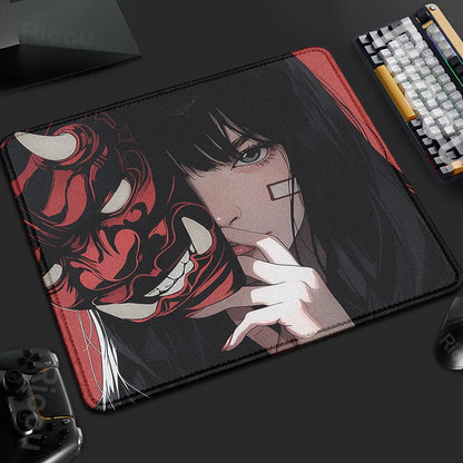 Mouse Pad Mask Girl