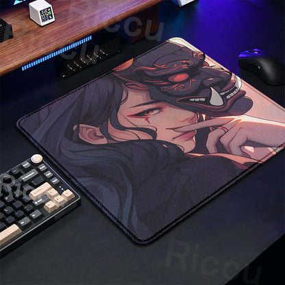 Oni Mask Mouse Pad