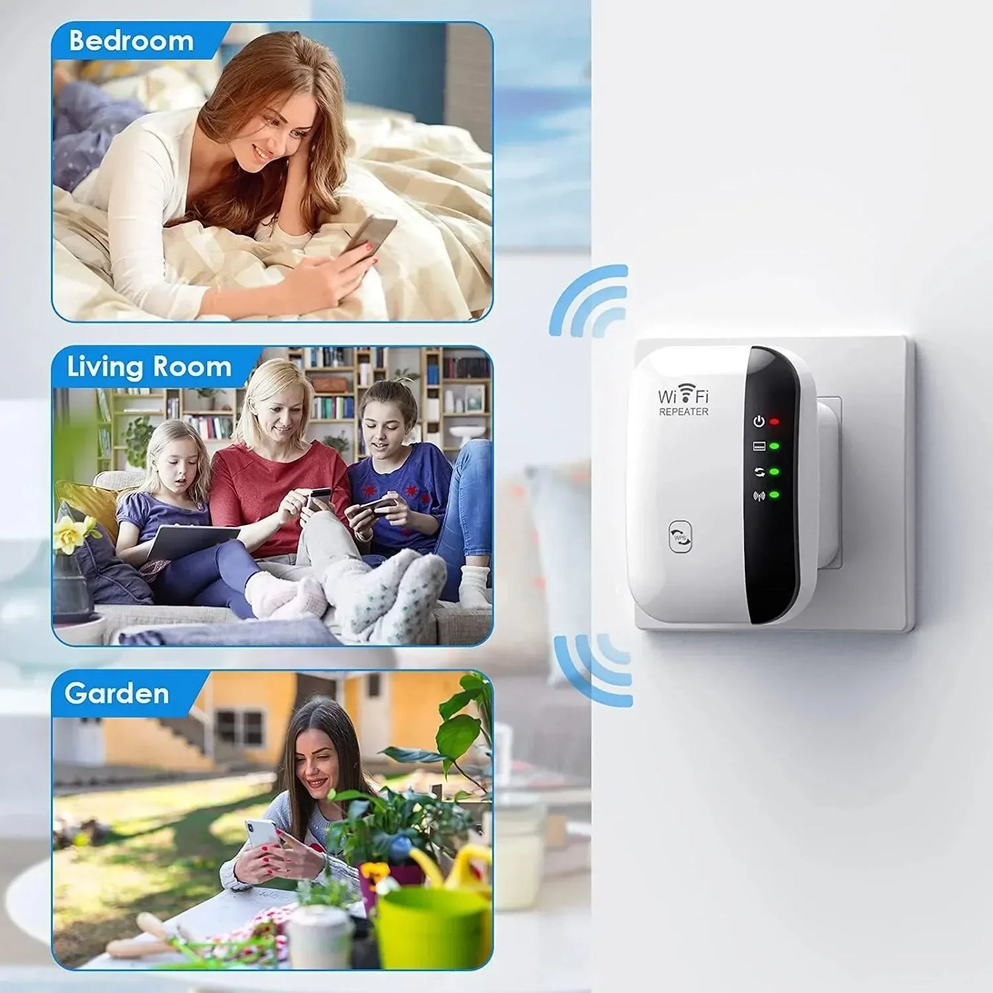 Mini WiFi Extender – Wireless Signal Booster Home Repeater Router