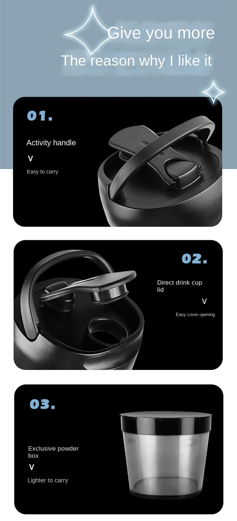 Portable Whey Shaker