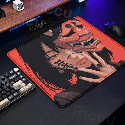 Oni Mask Mouse Pad
