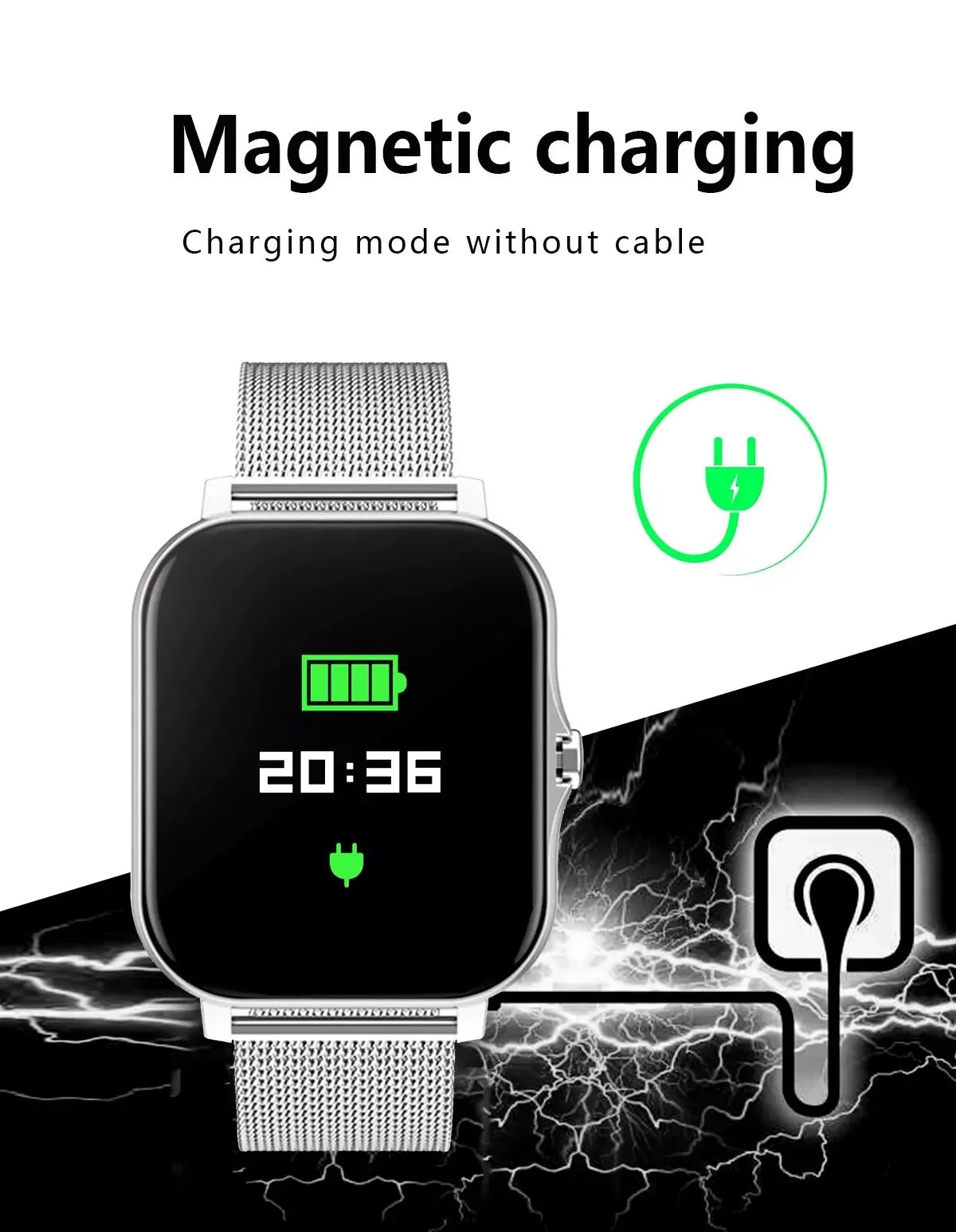 Xiaomi Smart Watch 2025 – Call Feature, Sport Modes, iPhone/Android Compatible