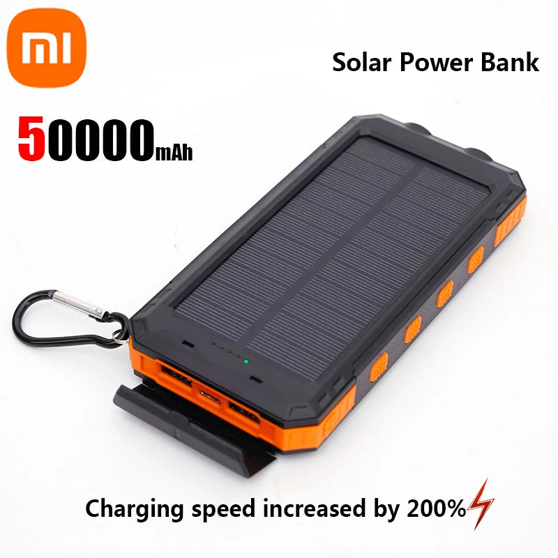 Xiaomi Solar Power Bank 200000mAh – Fast Charging for iPhone &amp; Android Devices
