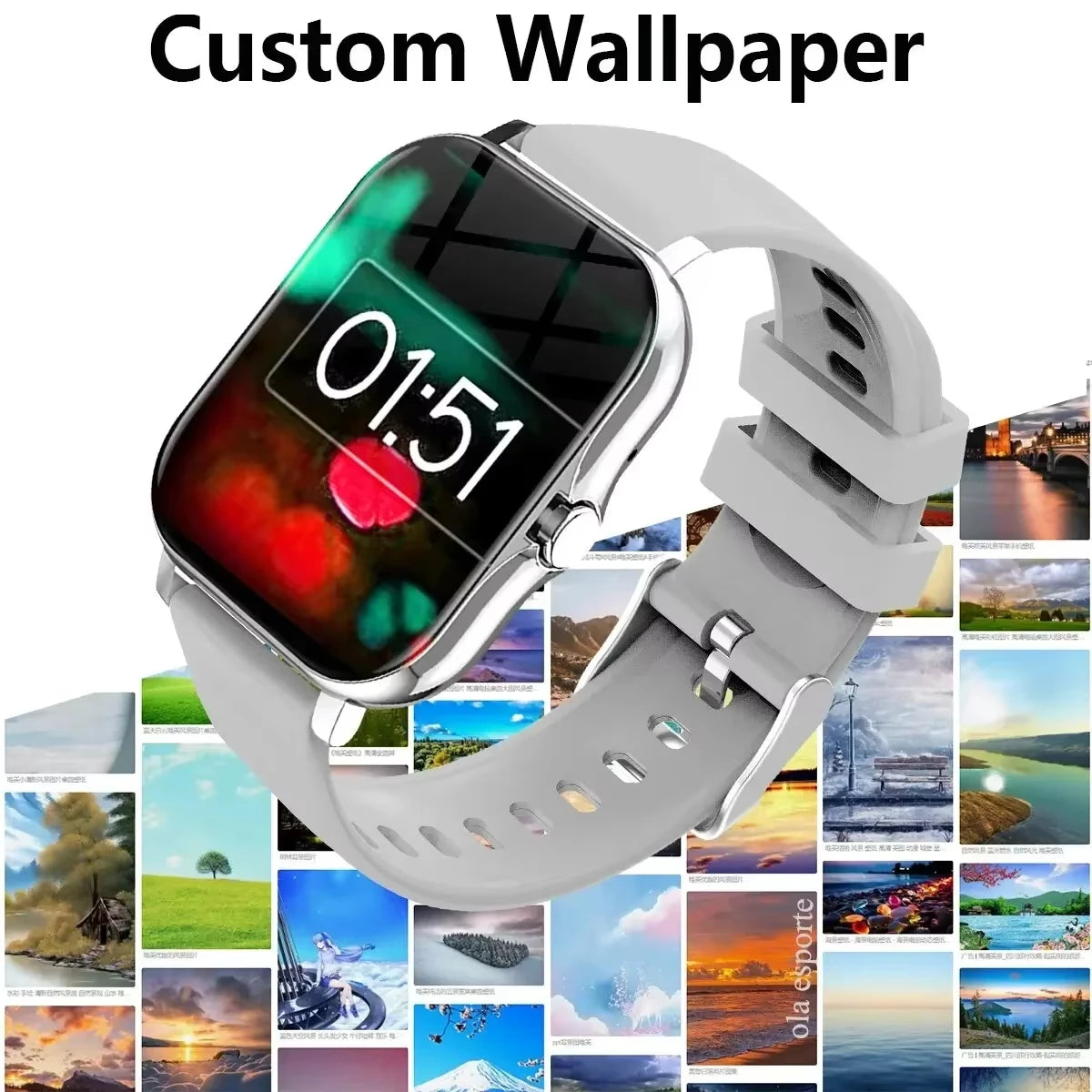 Xiaomi Smart Watch 2025 – Call Feature, Sport Modes, iPhone/Android Compatible