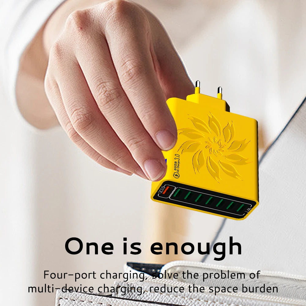 120W 8-Port USB Charger