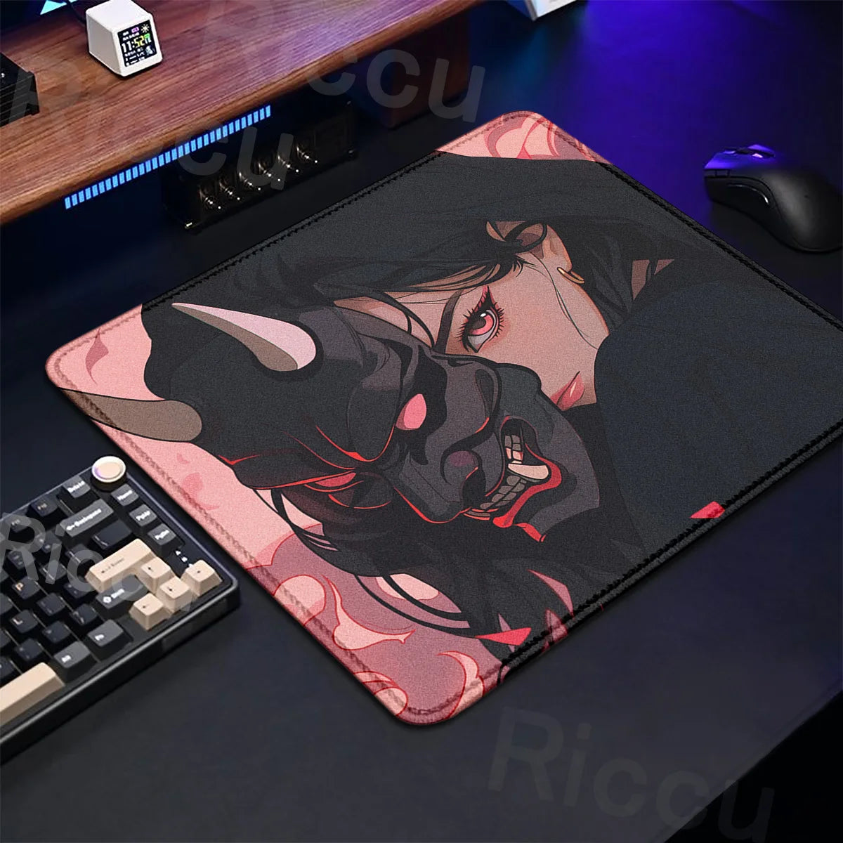 Oni Mask Mouse Pad