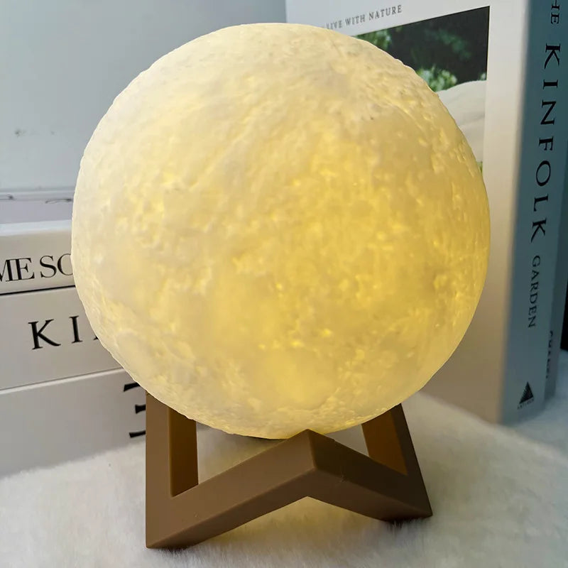 DIY Moon Lamp Kit – Hand-Paint Planet Light for Children's Day &amp; Family Fun