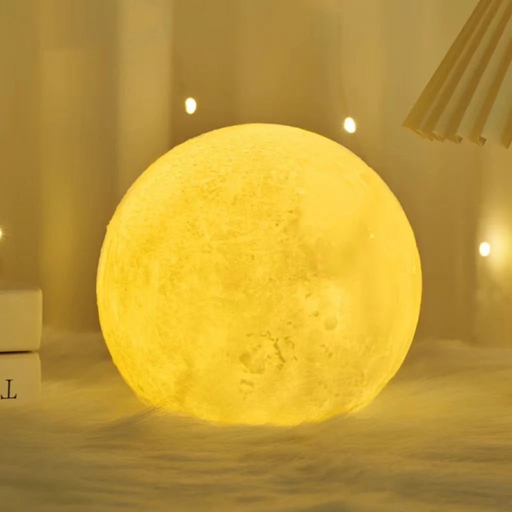 DIY Moon Lamp Kit – Hand-Paint Planet Light for Children's Day &amp; Family Fun