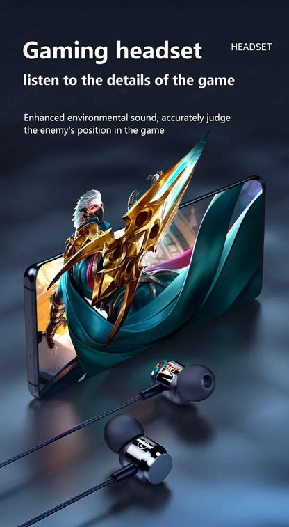 Wired gaming headset