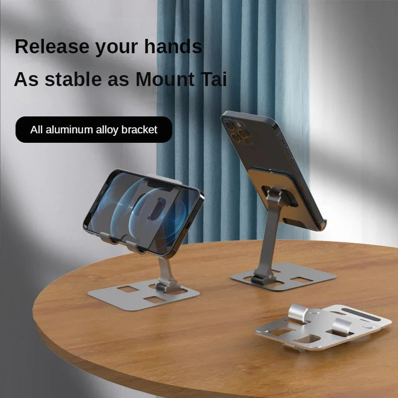 Universal Foldable Aluminum Phone &amp; Tablet Desk Stand