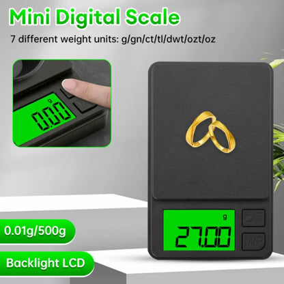 Mini Pocket Scale 0.1g Precision – For Food, Jewelry, Travel